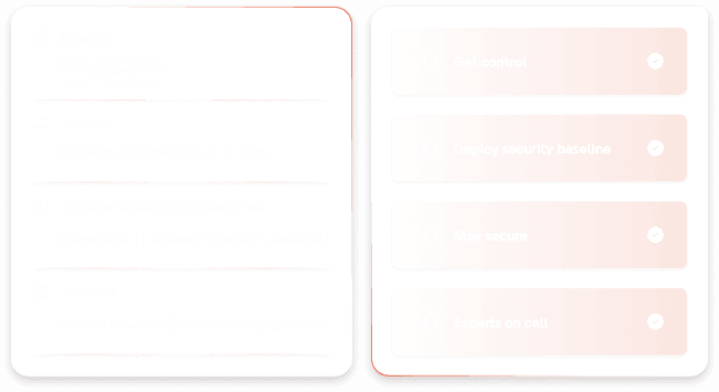 Finance security dashboard